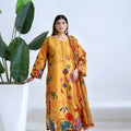 Cotton Lown Shirt Munar Silk Duppta 3 PC Stitched Suit