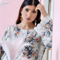 Banadora Lawn Shirt Trouser With Embroidery Path Munar Dupatta 3 PC Stitched Suit