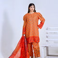 Bana Dora Lown Shirt With Trozer Munar Silk Duppta 3 PC Stitched Suit